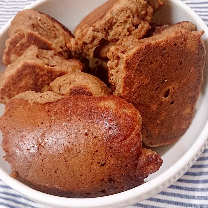 ミロいりで簡単チョコ風味の卵パンケーキ レシピ 作り方 By Hideok8 楽天レシピ